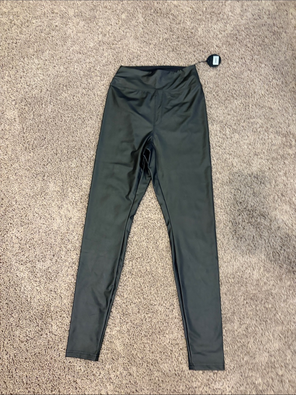 High-Waist Black Women's Leggings